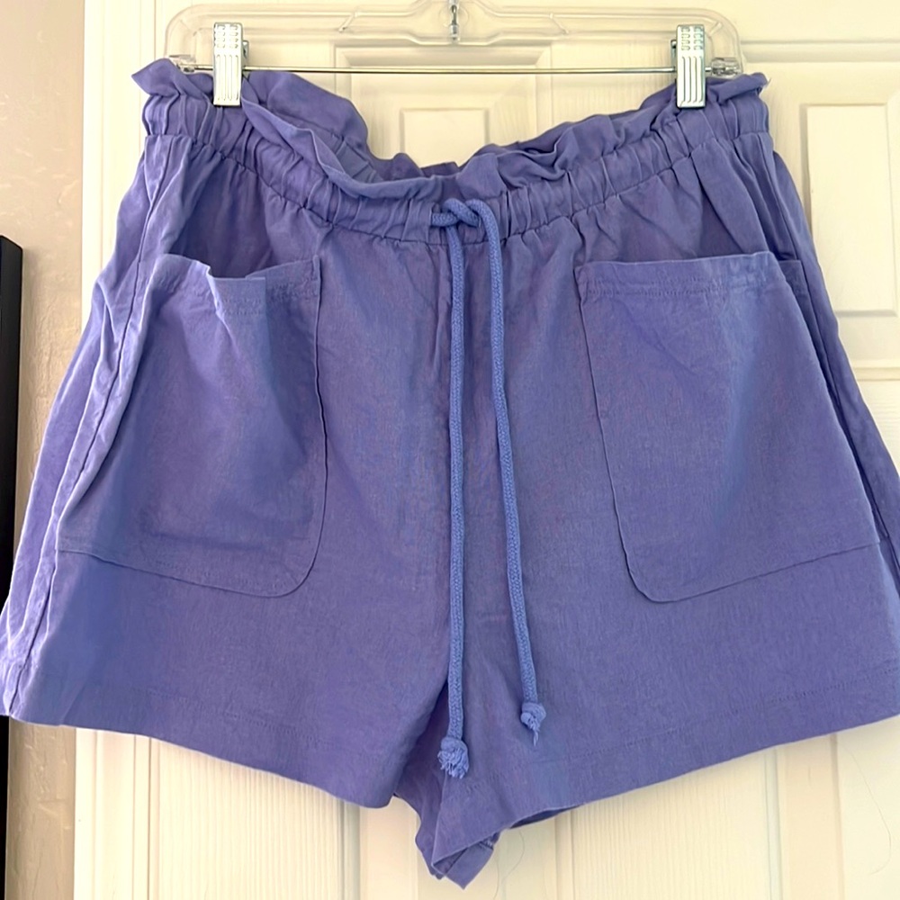 Universal Thread Lavender Paperbag Drawstring Shorts